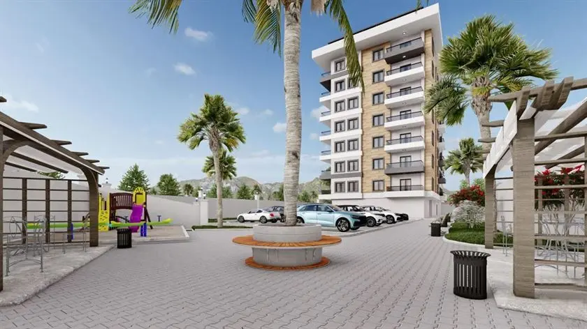 APARTMENTS FOR SALE IN NEW BUDGET PROJECT IN DEMIRTASH / ALANYA IN