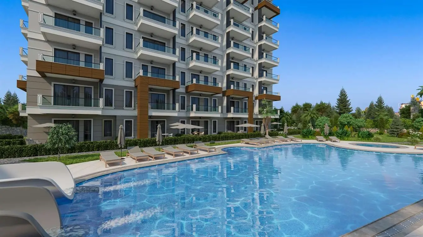 Apartment projects for sale in a residential complex Demirtas Alanya