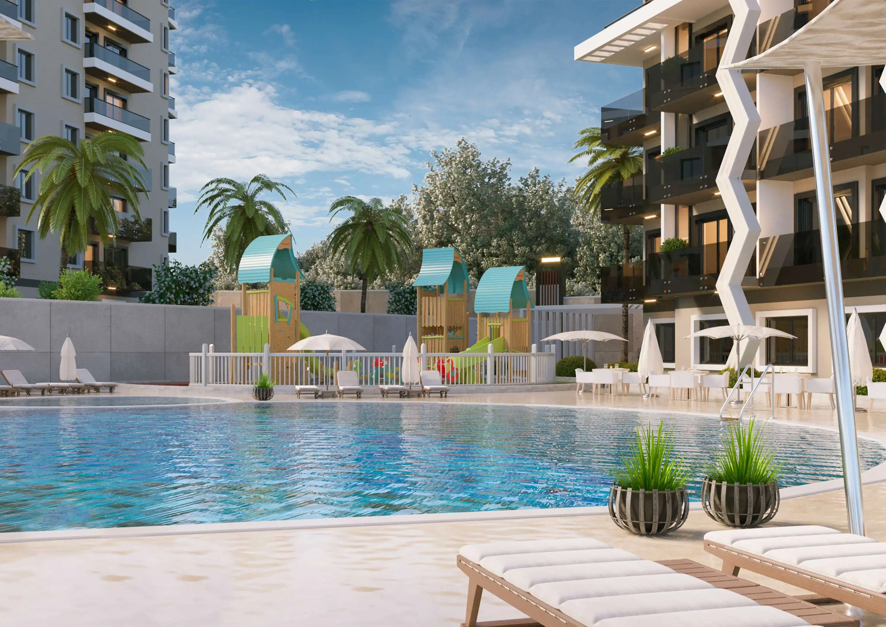 APARTMENTS FOR SALE IN A GORGEOUS PROJECT IN COZY AVSALLAR ALANYA