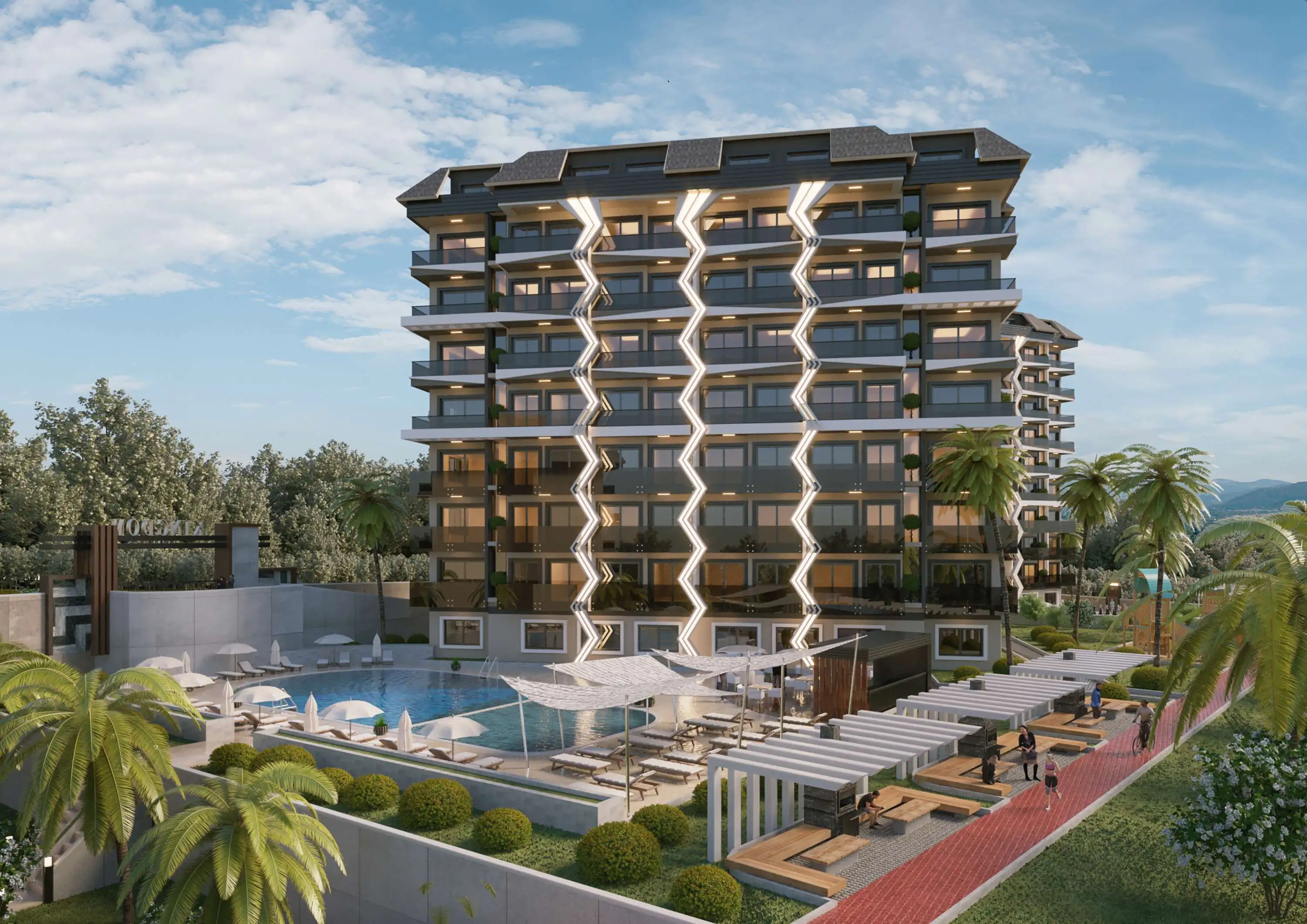 APARTMENTS FOR SALE IN A GORGEOUS PROJECT IN COZY AVSALLAR ALANYA