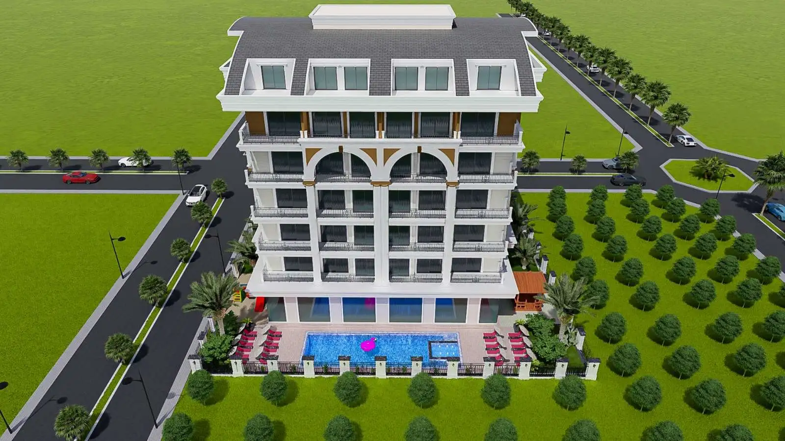 APARTMENTS IN A NEW BUDGET PROJECT IN MAHMUTLAR АLANYA 