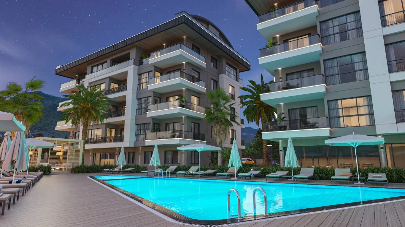 APARTMENTS FOR SALE IN A NEW PROJECT IN UPPER OBA ALANYA
