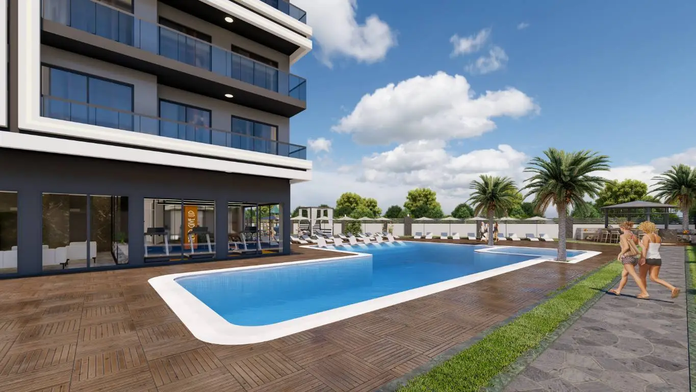 APARTMENTS FOR SALE IN A GREAT NEW PROJECT IN AVSALLAR ALANYA