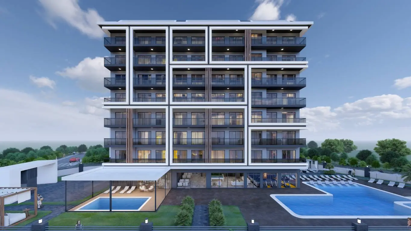 APARTMENTS FOR SALE IN A GREAT NEW PROJECT IN AVSALLAR ALANYA