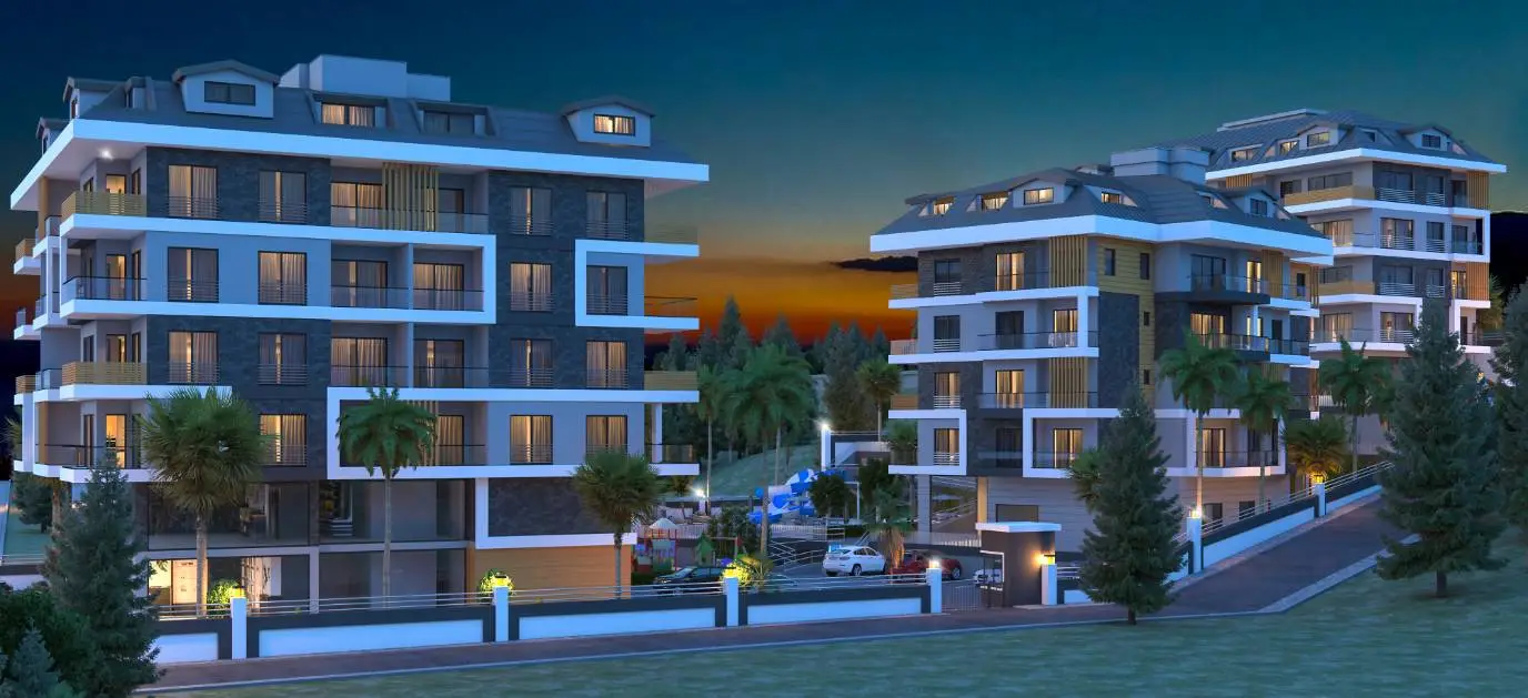 NEW LUXURY PROJECT APARTMENTS WITH SEA AND CASTLE VIEWS IN ALANYA