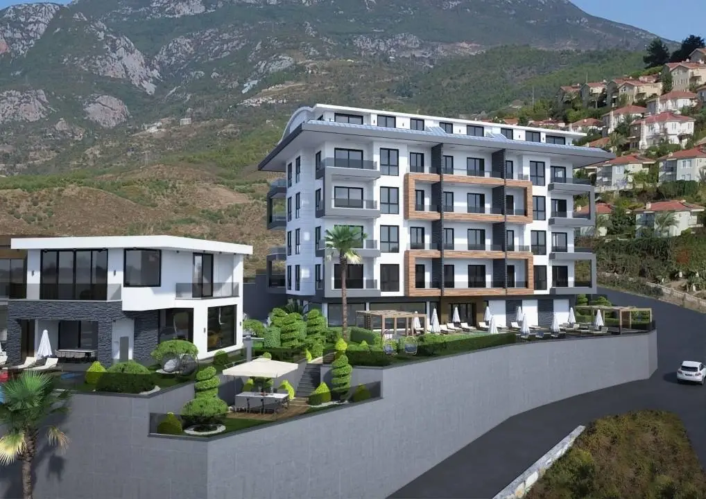 NEW APARTMENT PROJECT 30 PER CENT DOWN FEE IN KARGICAK ALANYA