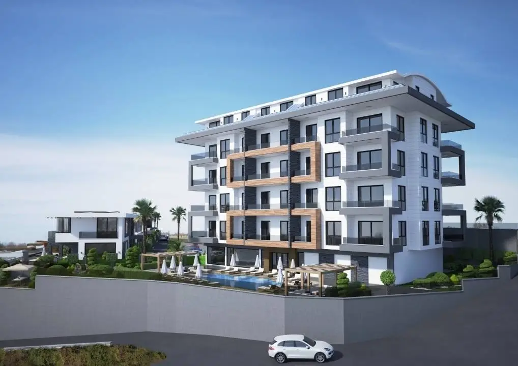 NEW APARTMENT PROJECT 30 PER CENT DOWN FEE IN KARGICAK ALANYA