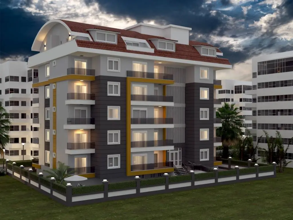 START OF SALES IN A NEW COZY PROJECT IN MAHMUTLAR ALANYA