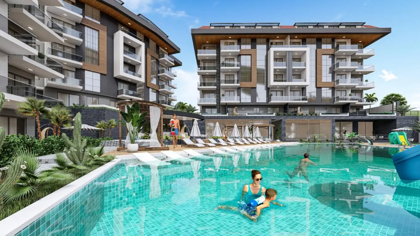 APARTMENTS FOR SALE IN A GORGEOUS PROJECT IN KESTEL ALANYA
