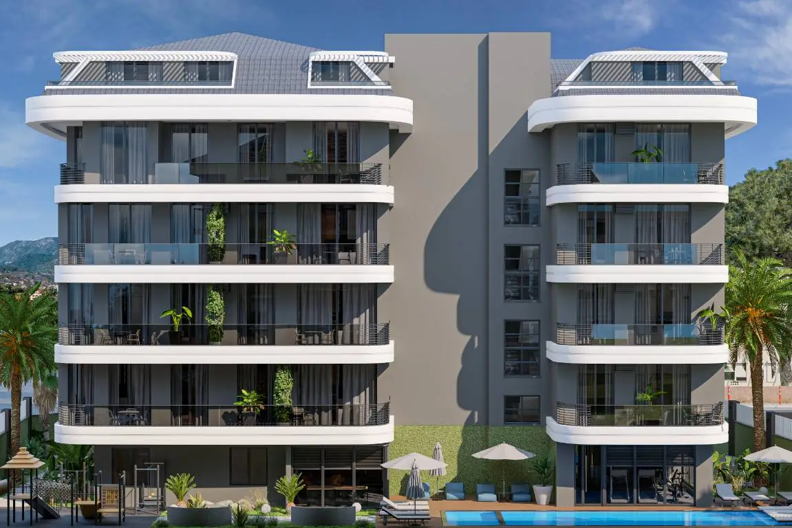 APARTMENTS IN A NEW PROJECT IN THE CENTER OF OBA ALANYA 