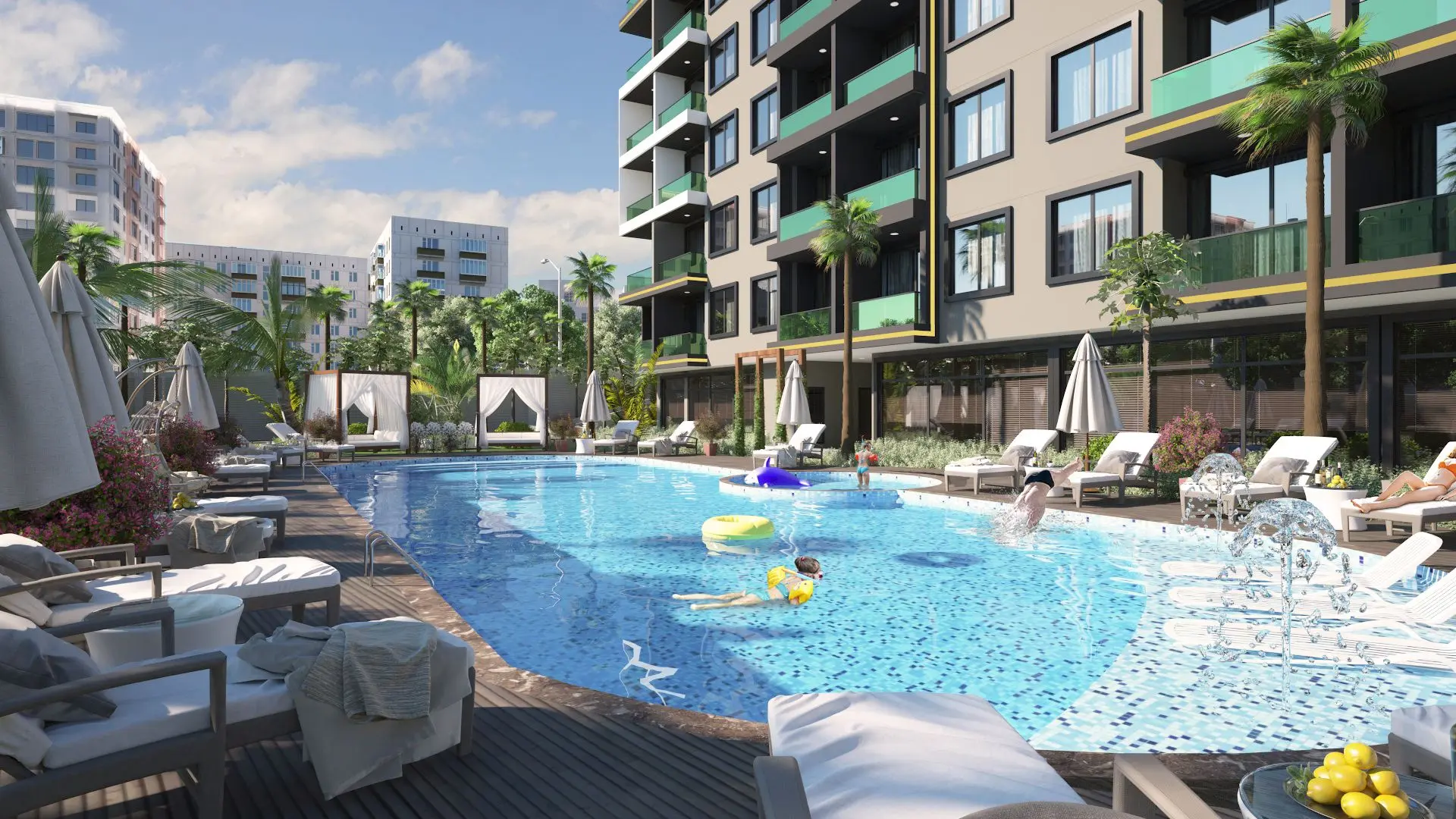START OF SALES OF A NEW PROJECT 600 M FROM THE SEA IN AVSALLAR ALANYA