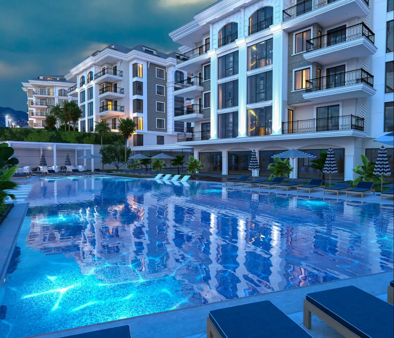 NEW LUXURIOUS PROJECT AREA WITH ALANYA VIEW