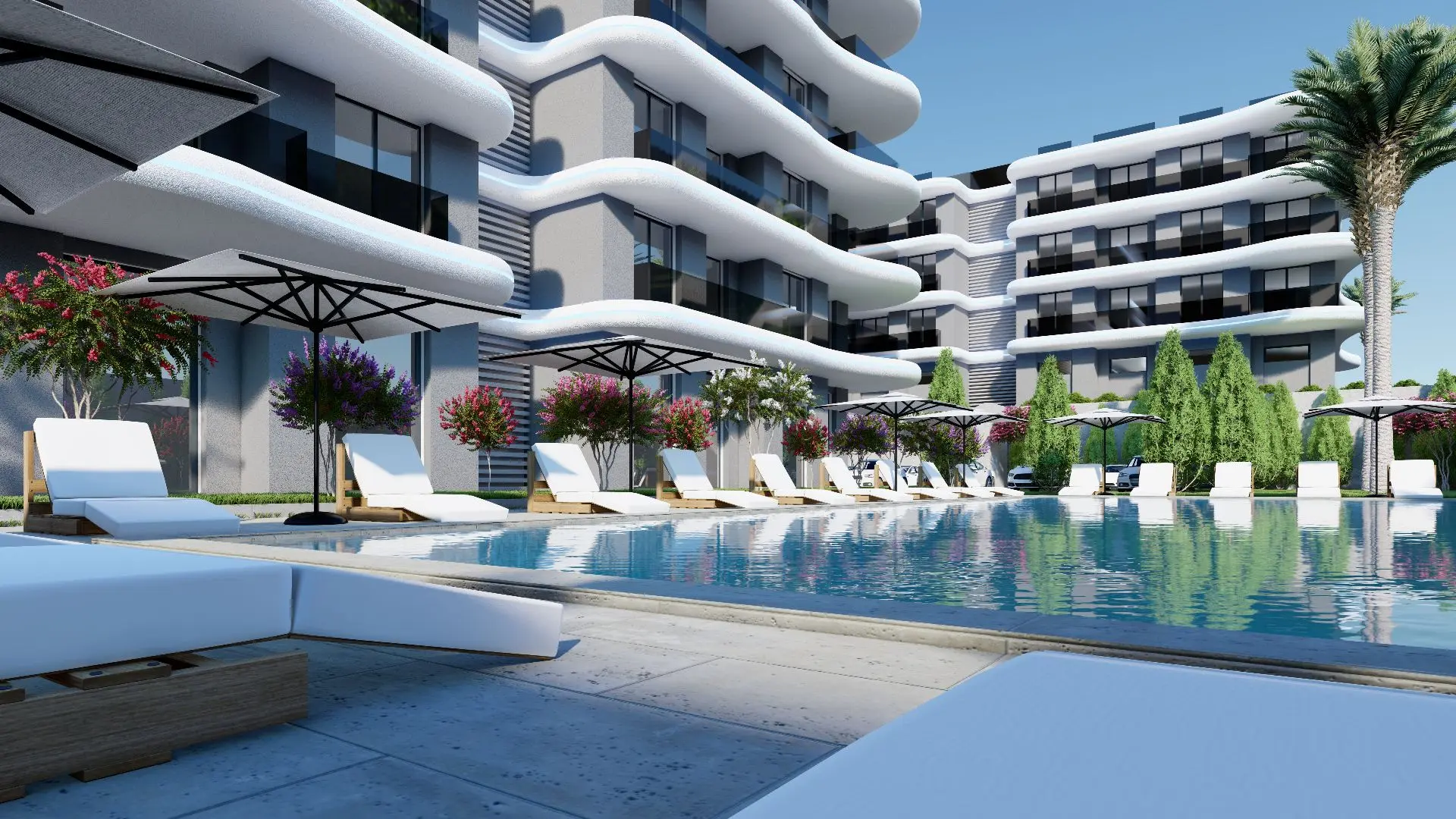 NEW PROJECT IN ALANYA OKURCALAR ONLY 100 METERS TO THE SEA