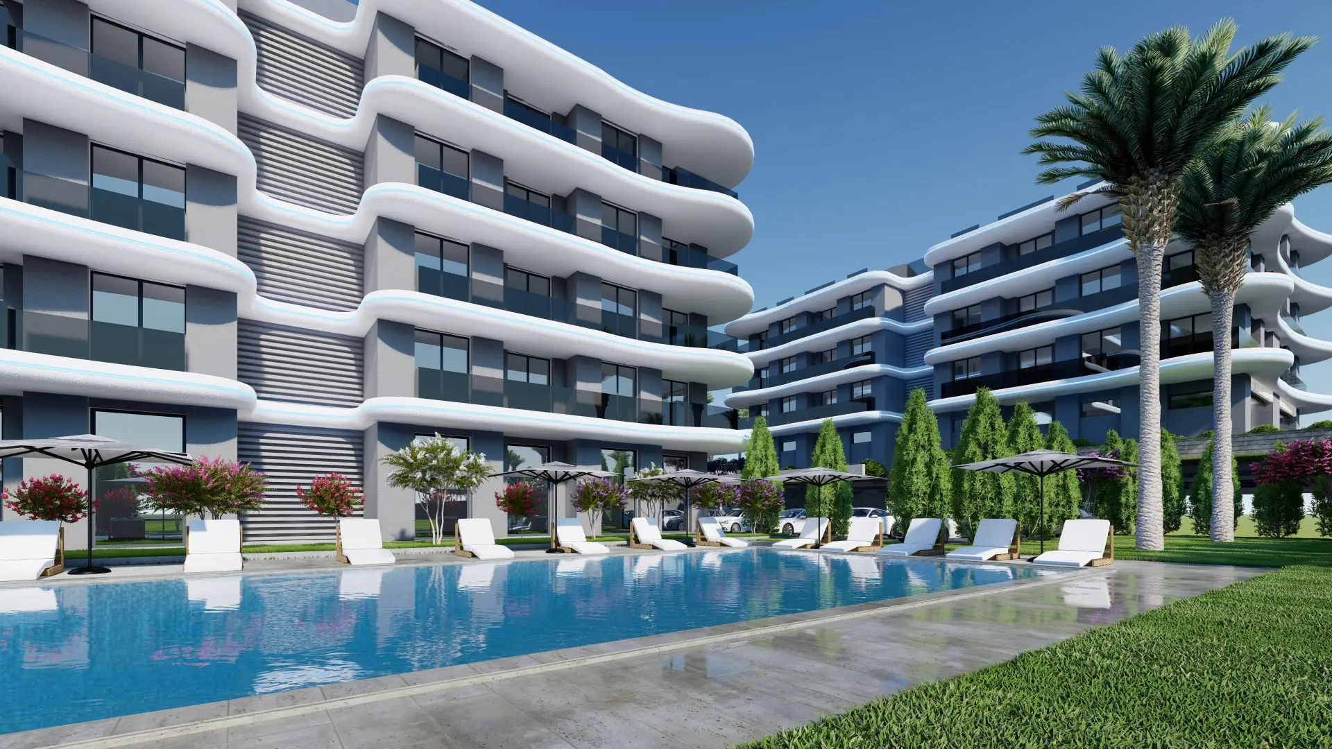 NEW PROJECT IN ALANYA OKURCALAR ONLY 100 METERS TO THE SEA
