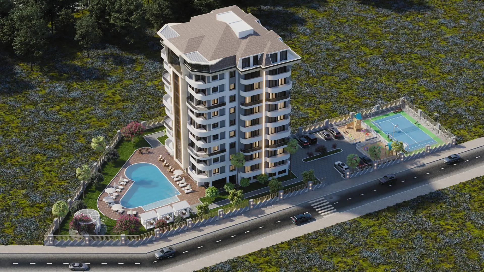 ALANYA AVSALLAR IS IN A NEW LUXURIOUS PROJECT
