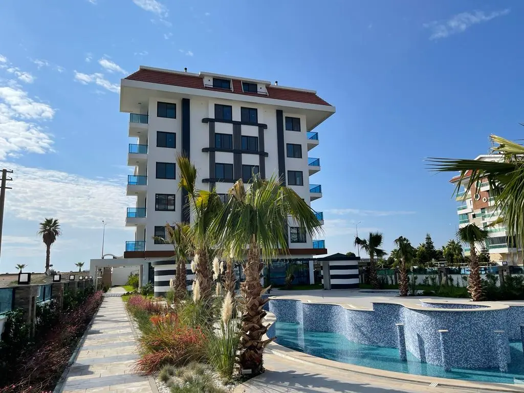 NEW FINISHED NEW RESIDENCE IN KESTEL, ALANYA, ZERO TO THE SEA