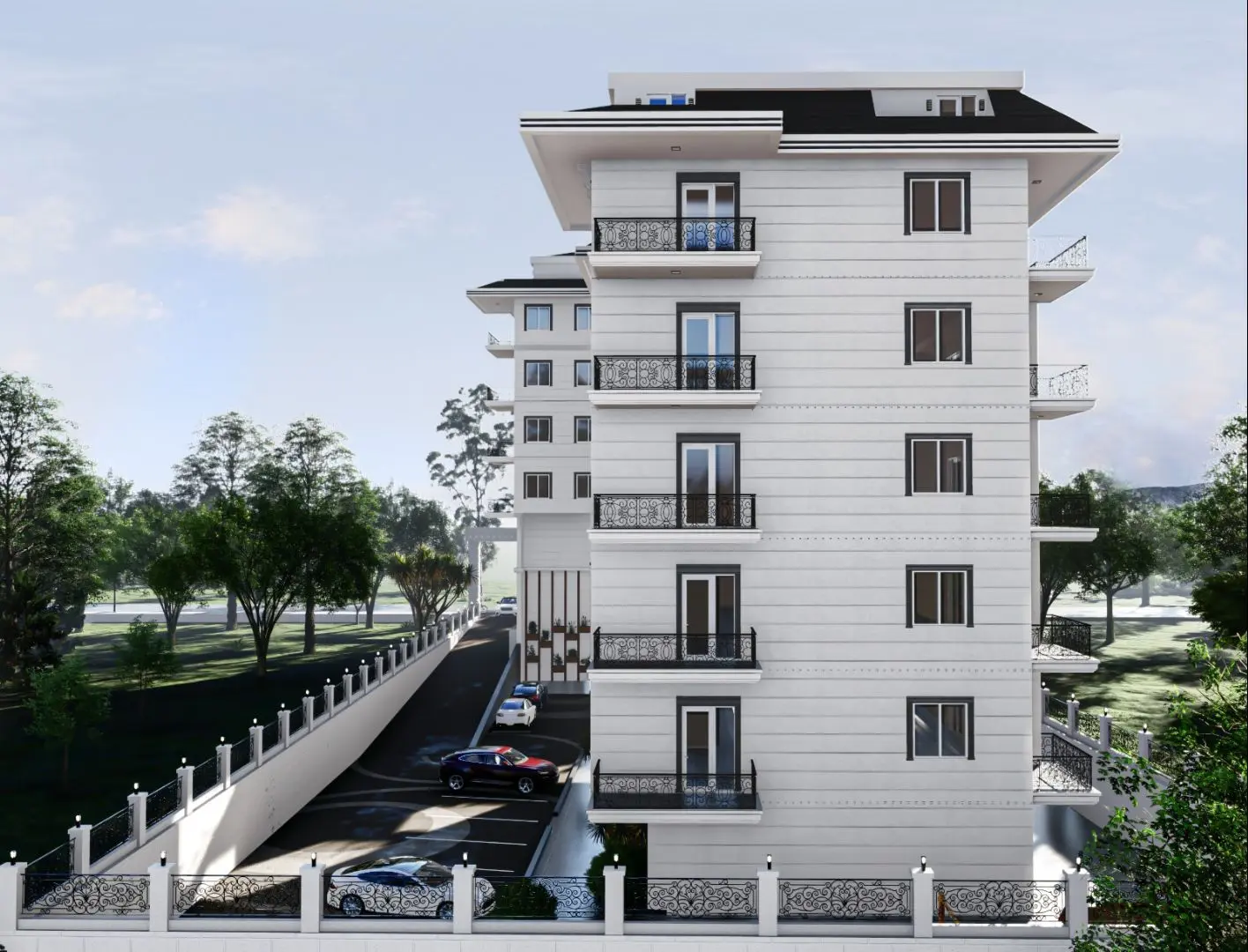 NEW 1+1 FLAT PROJECT IN KARGICAK - 300 M TO THE SEA