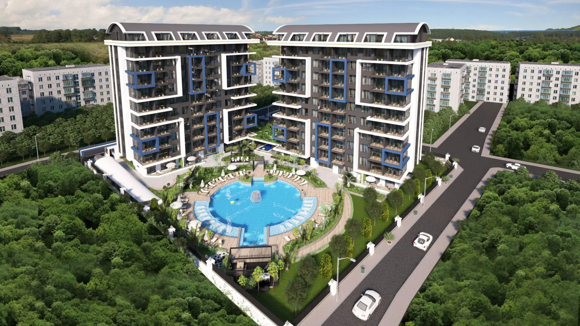 NEW PROJECT AREA IN CENTER OF ALANYA