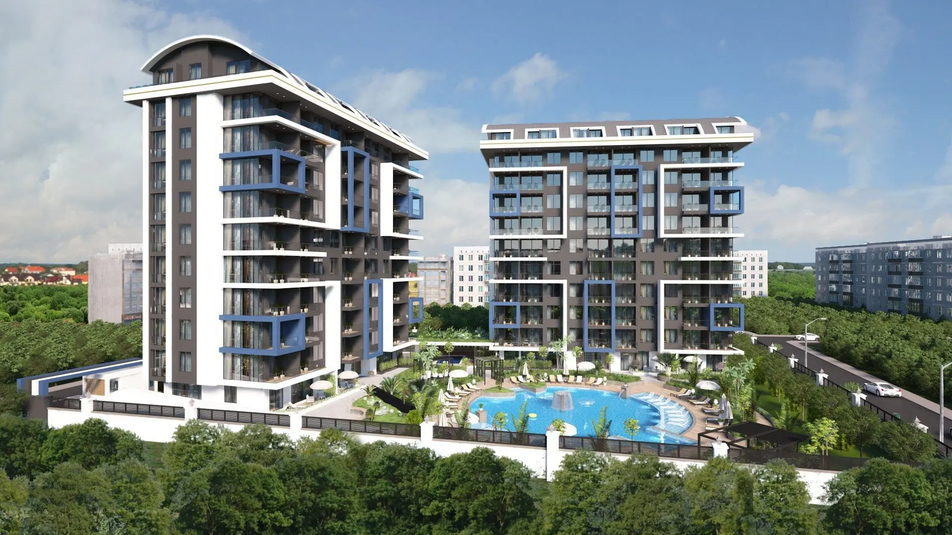 NEW PROJECT AREA IN CENTER OF ALANYA