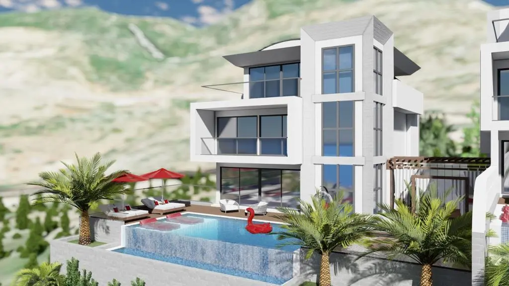 VILLAS WITH AMAZING ALANYA VIEW IN ALANYA