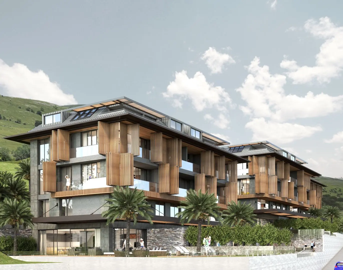 NEW HOUSING PROJECT WITH STUNNING VIEW IN ALANYA