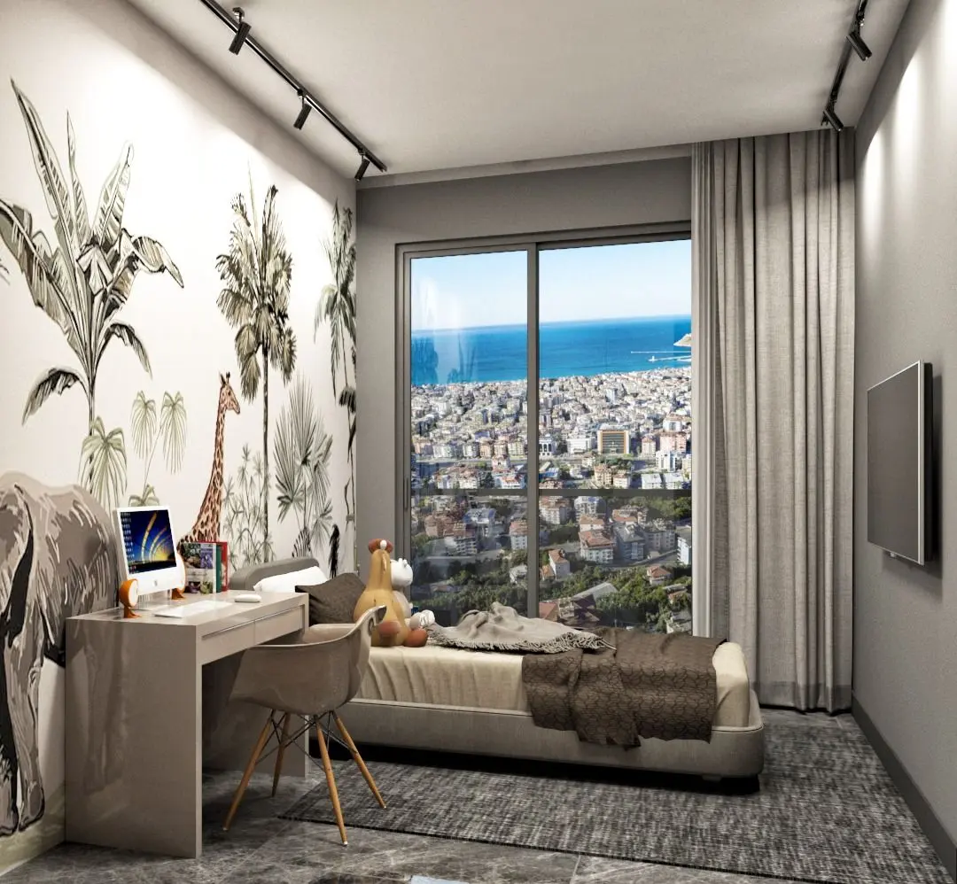 NEW HOUSING PROJECT WITH STUNNING VIEW IN ALANYA