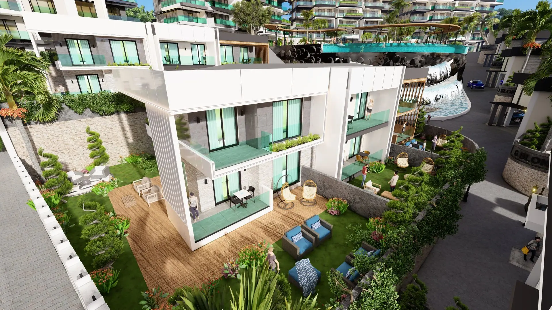 NEW LUXURIOUS PROJECT AREA IN KARGICAK, ALANYA