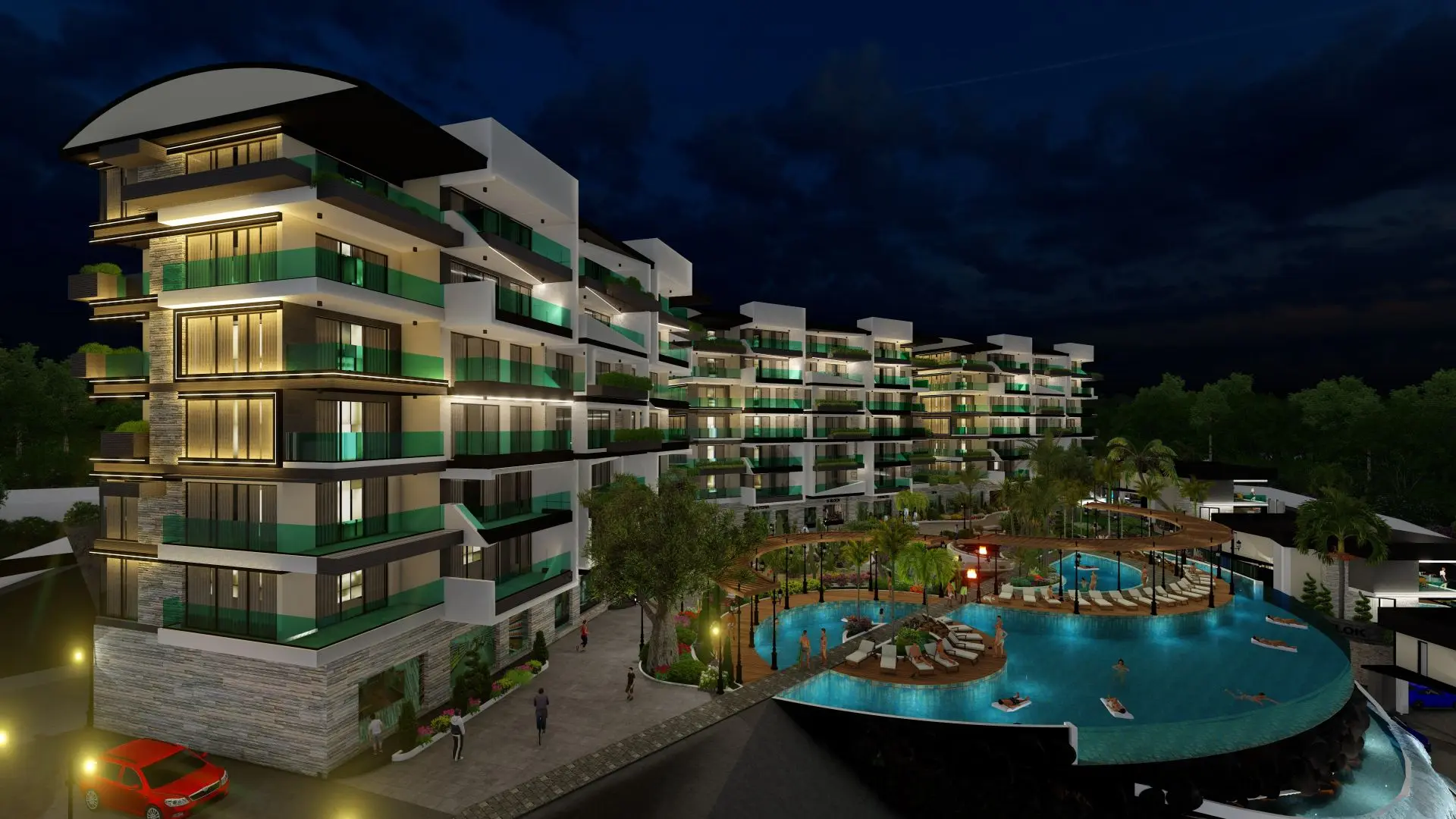 NEW LUXURIOUS PROJECT AREA IN KARGICAK, ALANYA