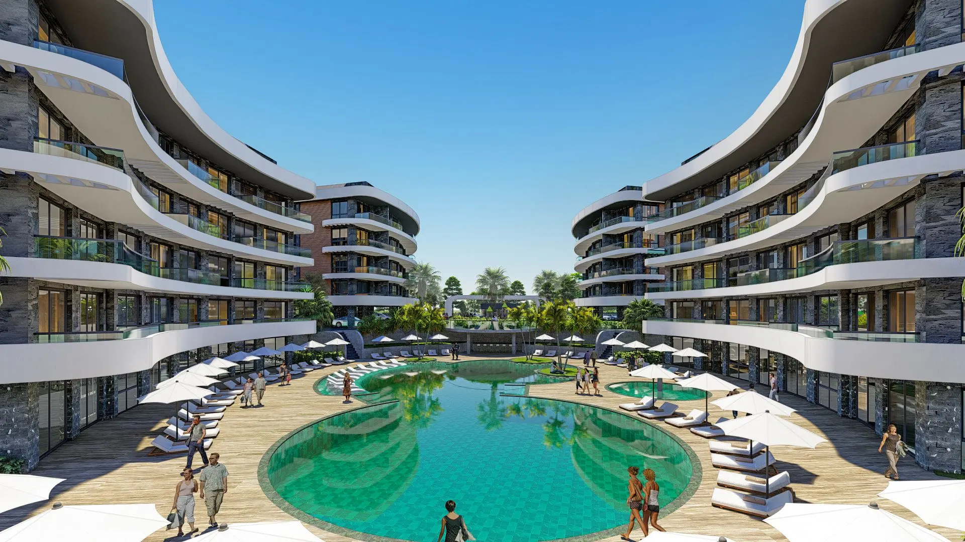 NEW LUXURIOUS HOUSING PROJECT IN ALANYA OBA