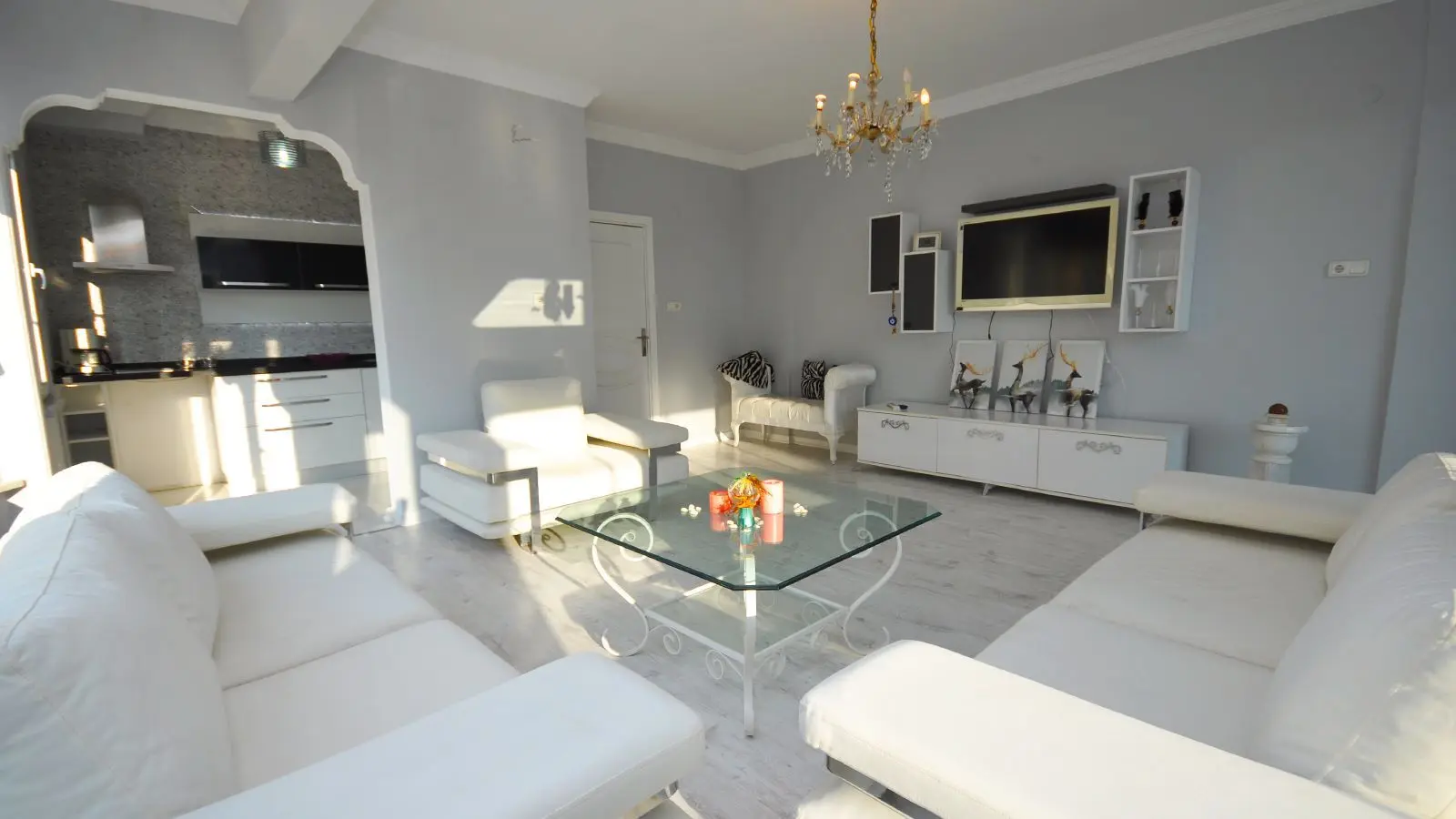 2+1 FURNISHED FLAT ONLY 50M TO CLEOPATRA BEACH