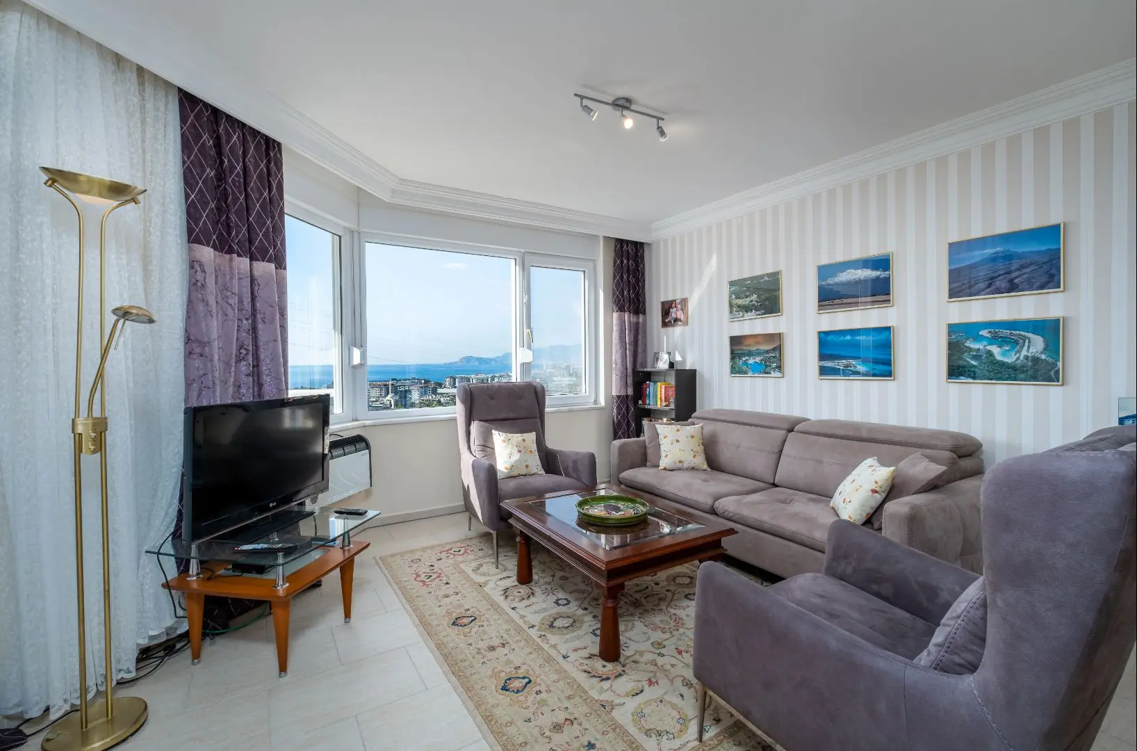 3+1 DUPLEX WITH SEA VIEW AND FULLY FURNISHED IN KARGICAK