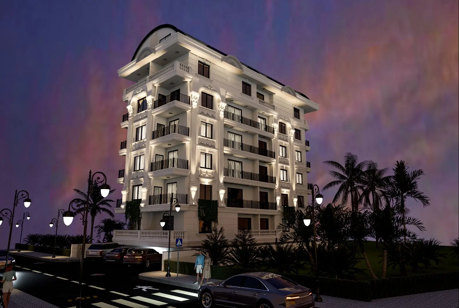 NEW HOUSING PROJECT IN A PERFECT LOCATION IN THE CENTER OF ALANYA
