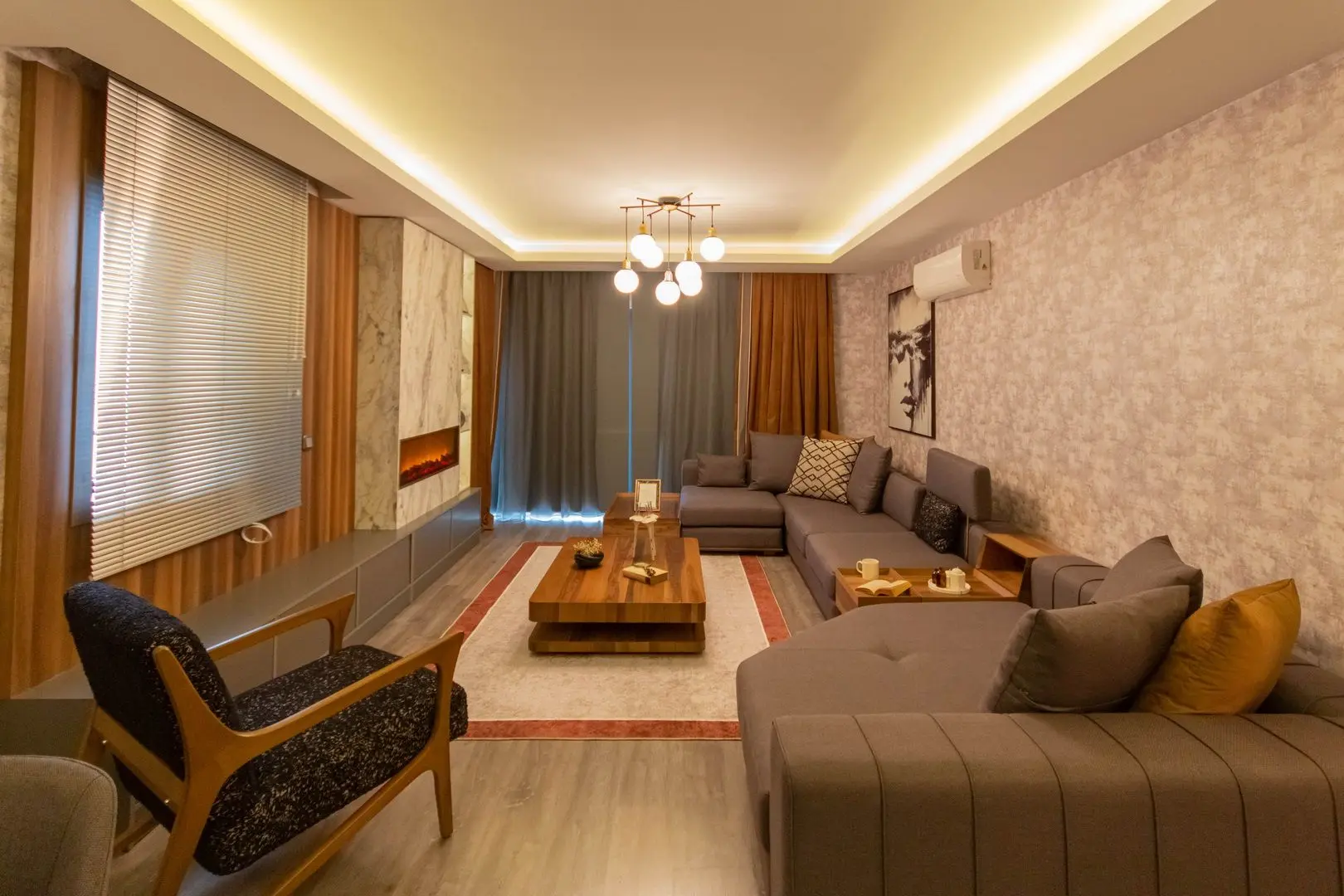 2+1 FURNISHED FLAT IN MAHMUTLAR WITH A FULL ACTIVITY COMPLEX