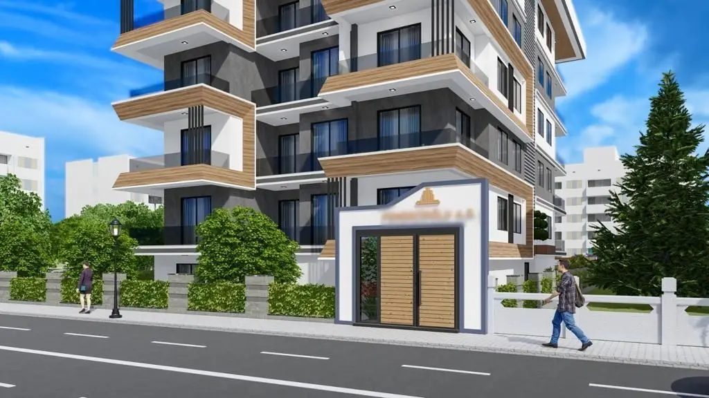 3+1 DUPLEX FLAT FROM THE HOUSING PROJECT IN THE CENTER OF ALANYA