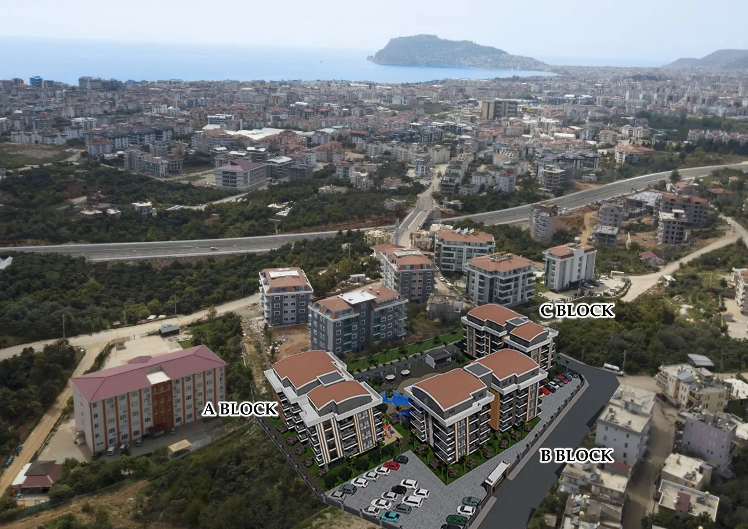 FLATS FROM THE PROJECT IN ALANYA OBA