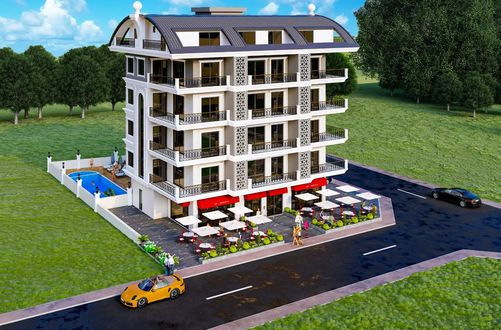 1+1 FLAT FROM A NEW PROJECT IN ALANYA OBA