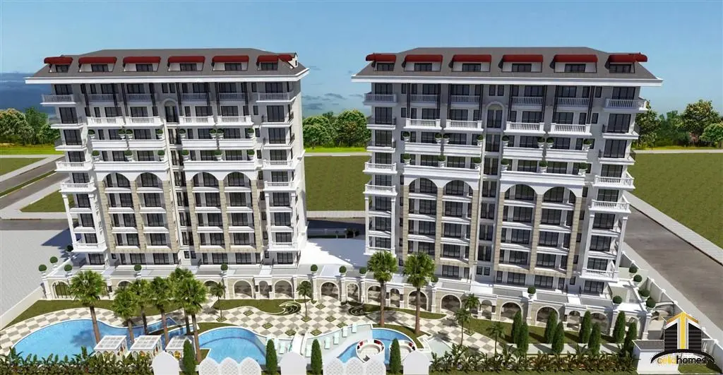 1+1 FLAT IN ALANYA CENTER LUXURIOUS HOUSING PROJECT