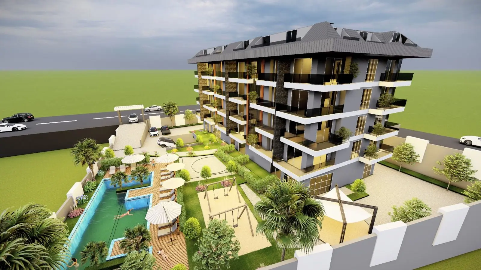 1+1 FLAT FROM ALANYA OBA HOUSING PROJECT