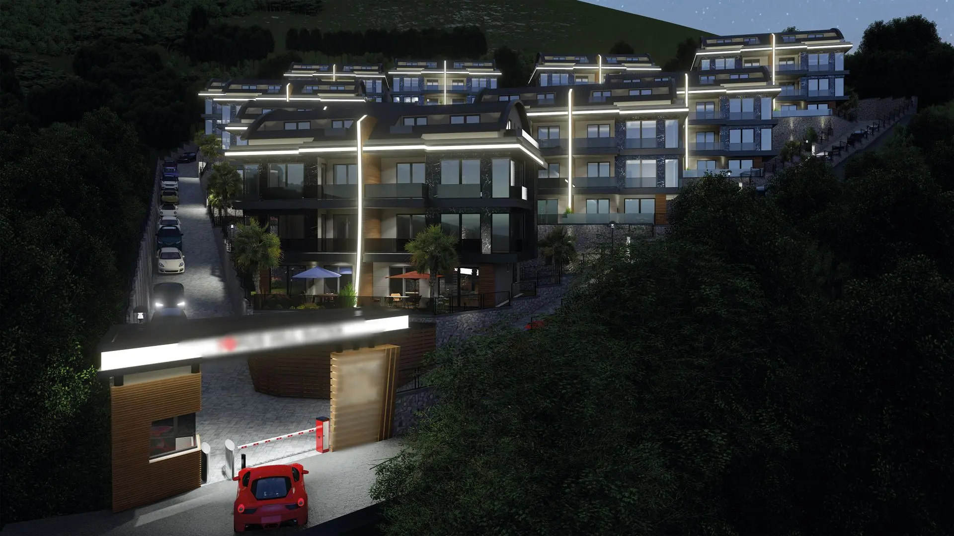 4+1 GARDEN DUPLEX FROM BEKTAŞ WITH EXCELLENT SEA VIEW PROJECT