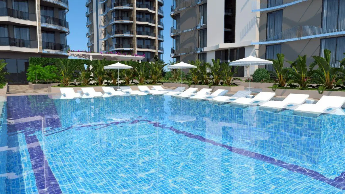 1+1 FLAT IN A GREAT HOUSING PROJECT IN ALANYA CENTER