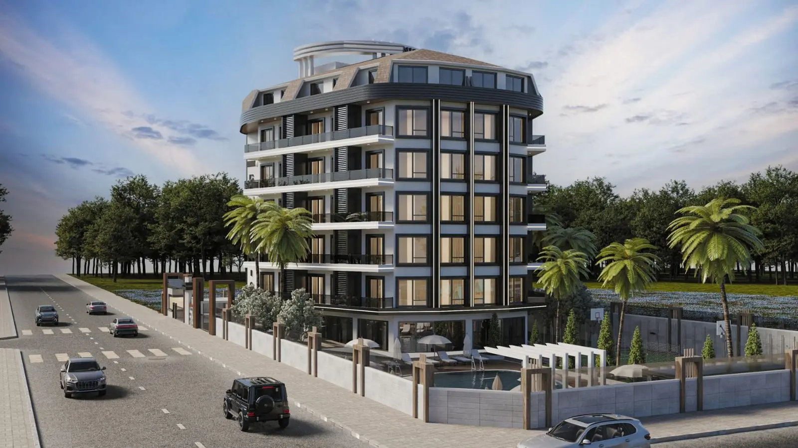1+1 FLAT FROM NEW PROJECT IN ALANYA KESTEL