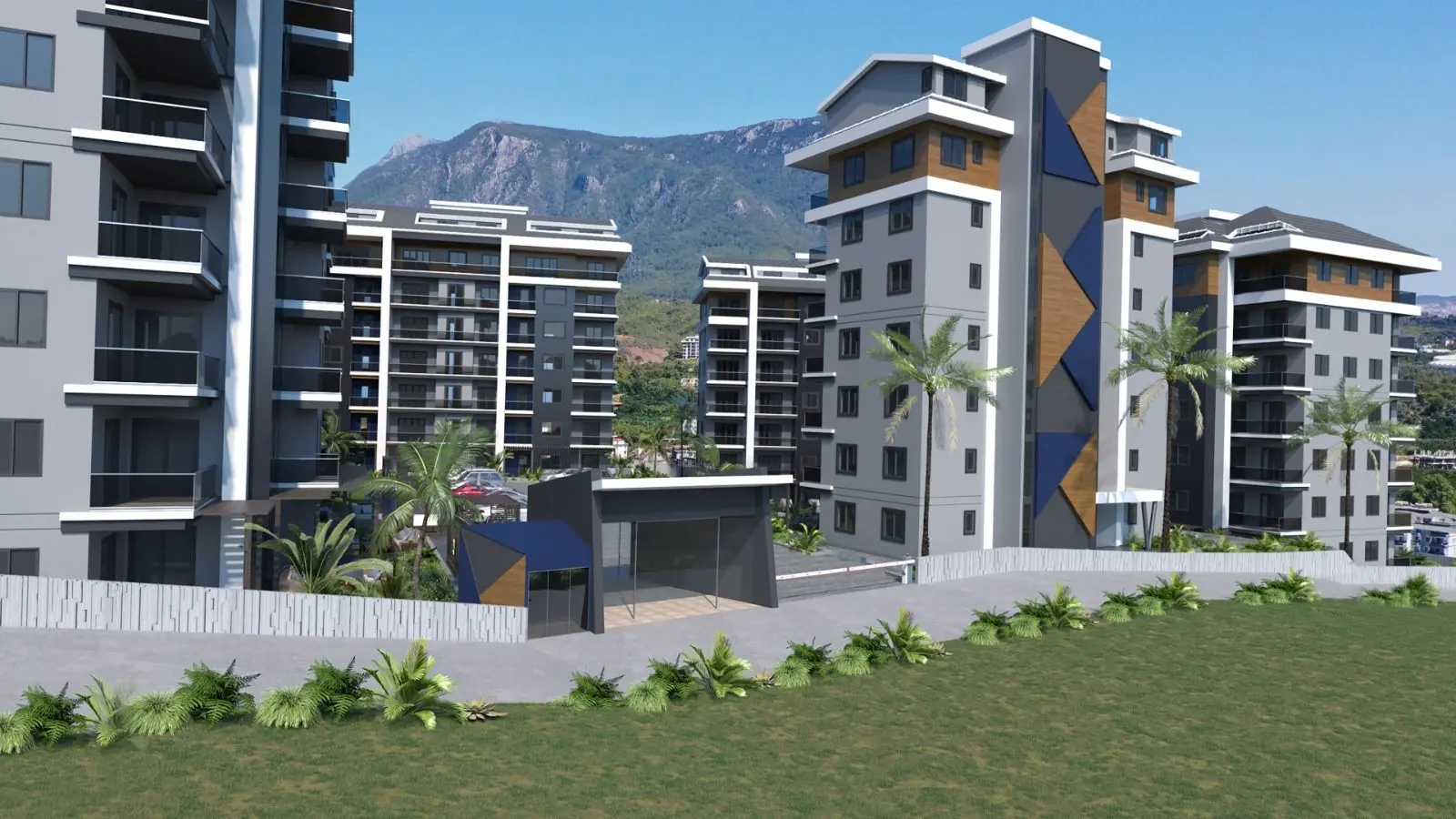 APARTMENTS FROM A FULL ACTIVITY HOUSING PROJECT IN ALANYA OBA