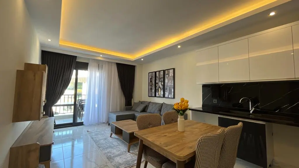 NEW AND FURNISHED 2+1 APARTMENT IN ALANYA, OBA