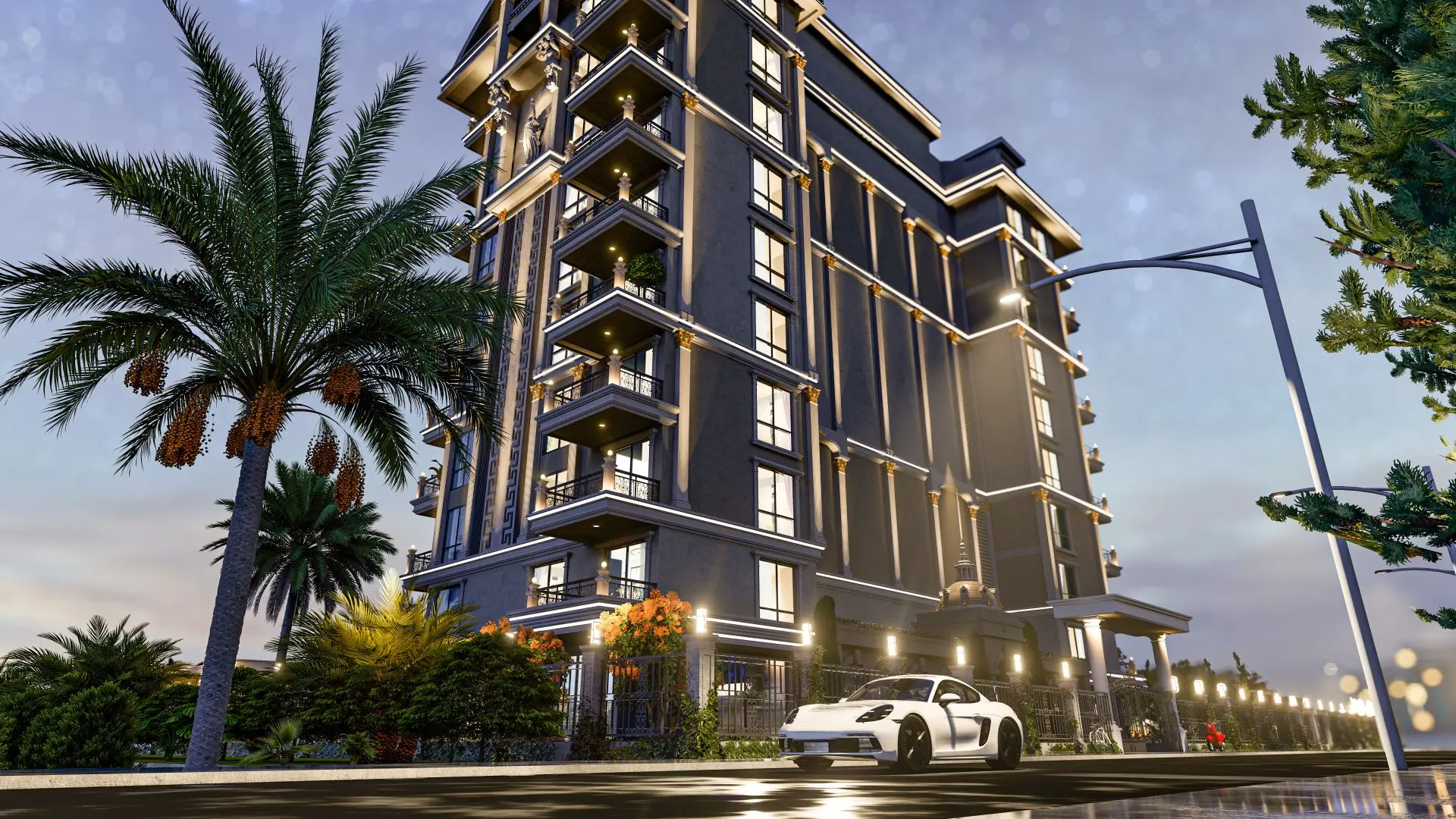 NEW, FULL ACTIVITY HOUSING PROJECT IN ALANYA CENTER