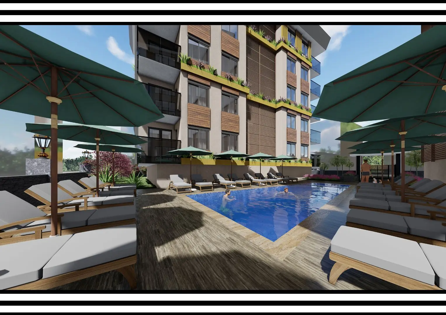 NEW RESIDENTIAL PROJECT IN THE CENTER OF ALANYA