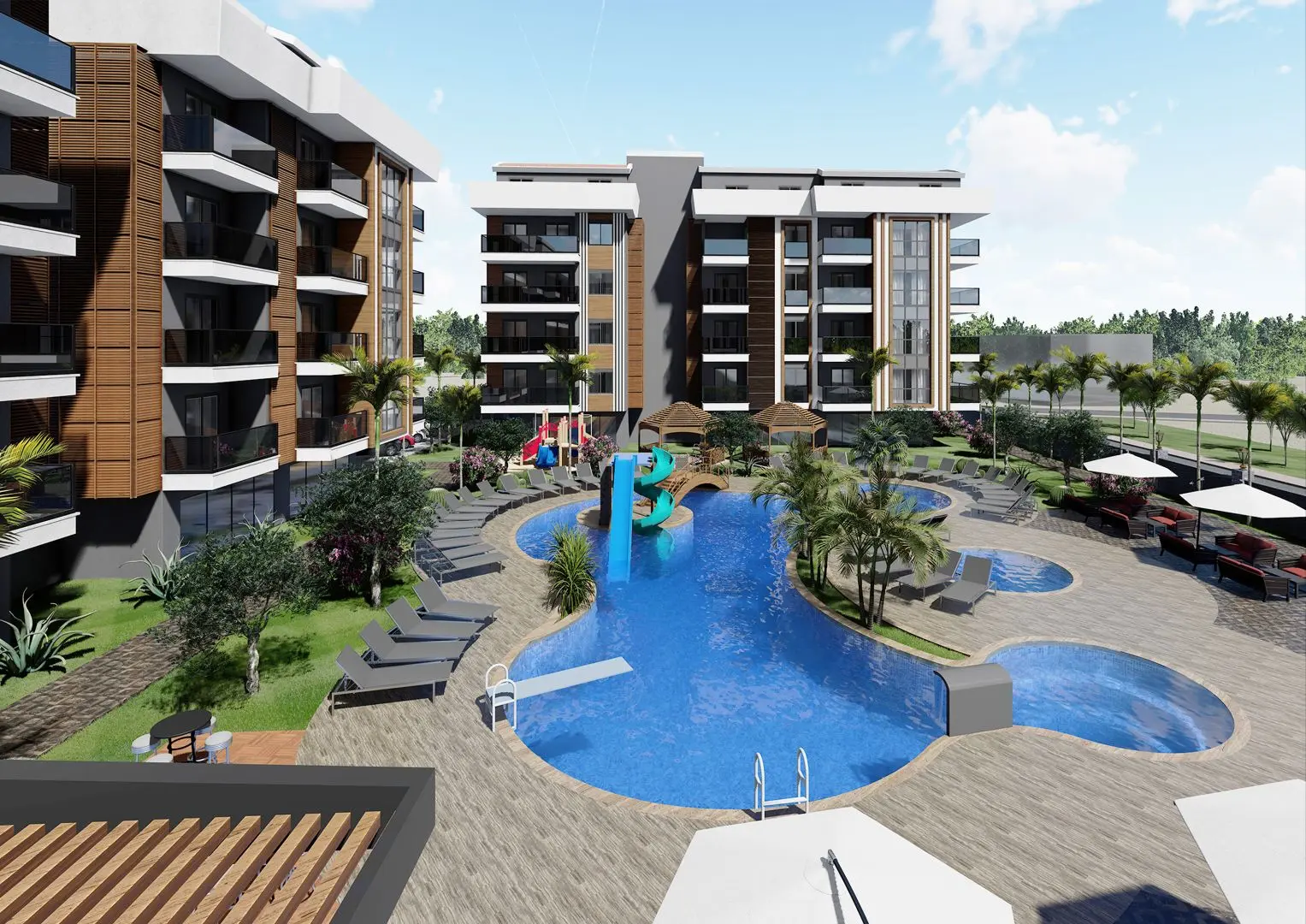 APARTMENTS FROM A NEW RESIDENTIAL PROJECT IN ALANYA OBA