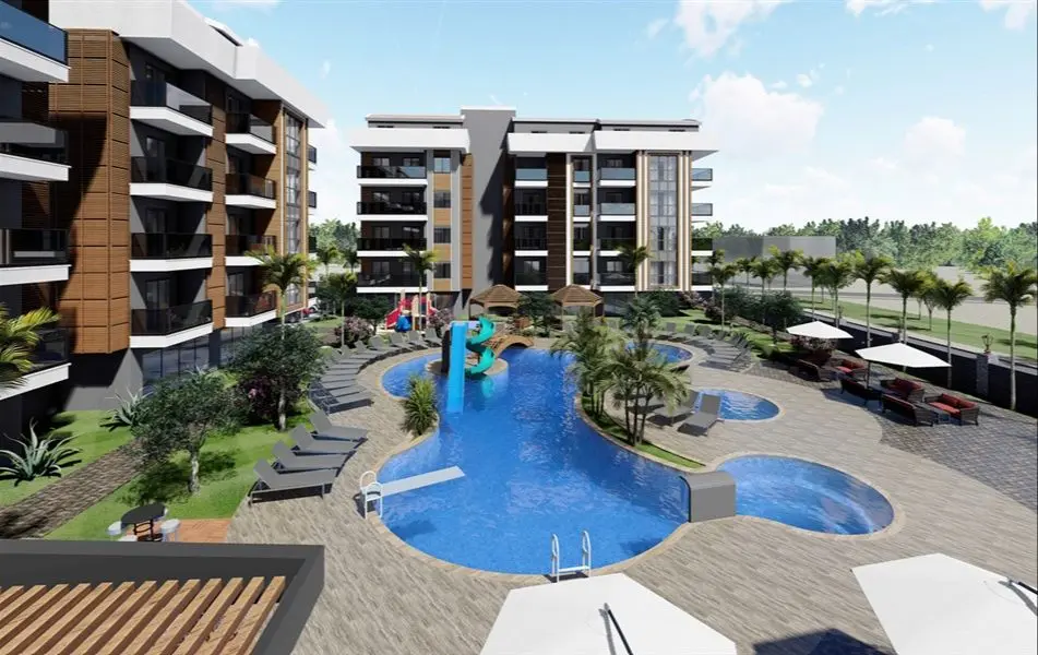 APARTMENT 1+1 FROM NEW COMPLEX PROJECT IN ALANYA OBA