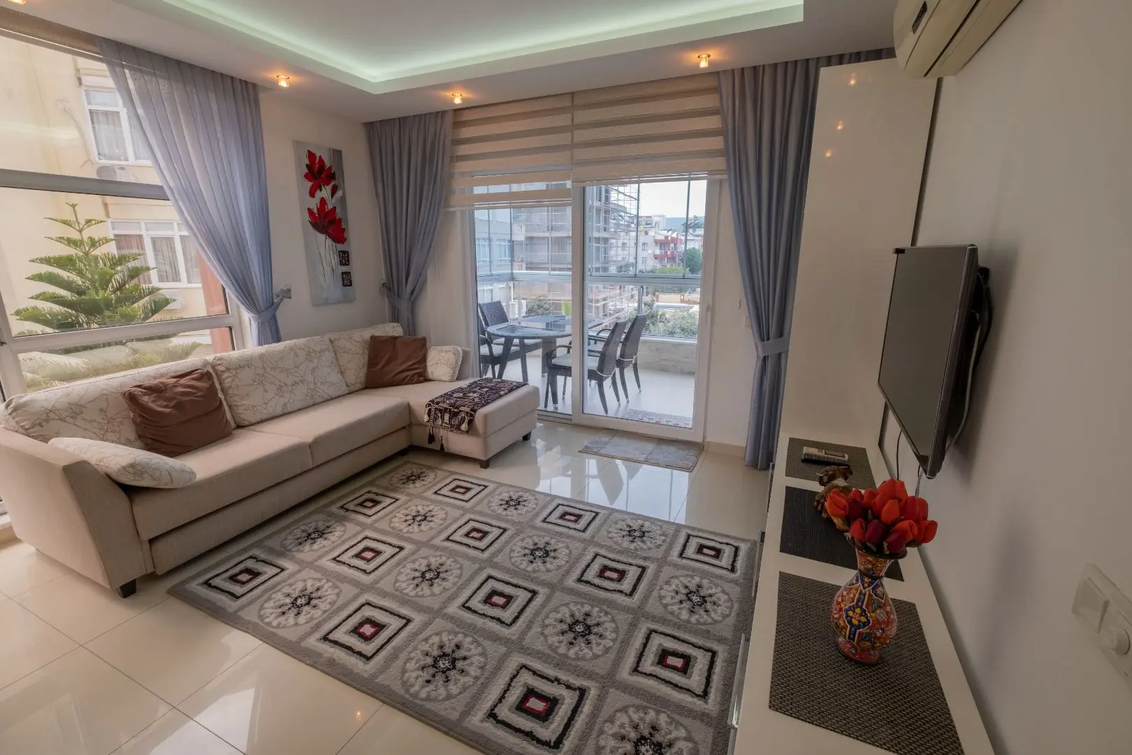 1+1 NEW FURNISHED FLAT IN ALANYA CITY CENTER