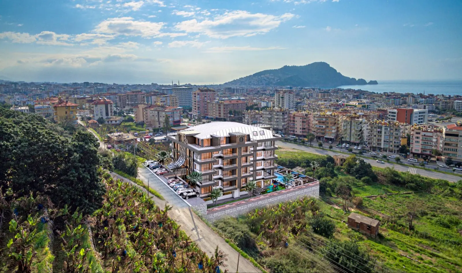 DUPLEX 2+1 FROM AN IDEAL PROJECT IN THE CENTER OF ALANYA