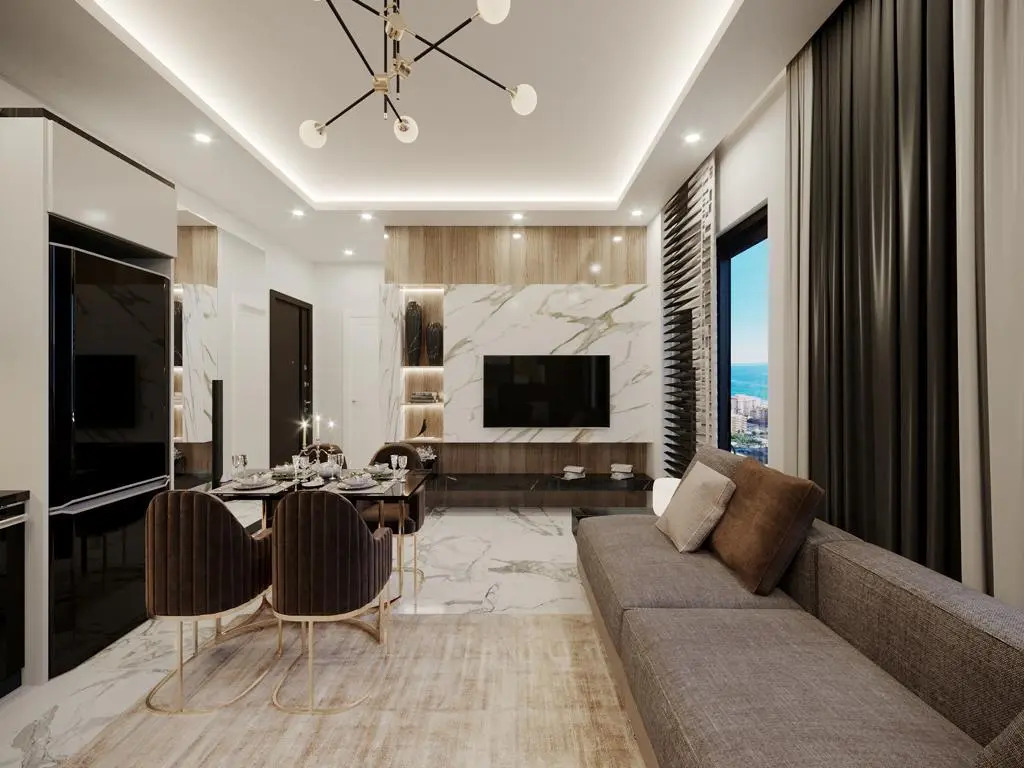 1+1 FLAT FROM NEW BOUTIQUE HOUSING PROJECT IN ALANYA KARGICAK